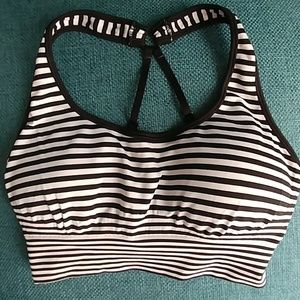 GUC Calia by Carrie striped sports bra